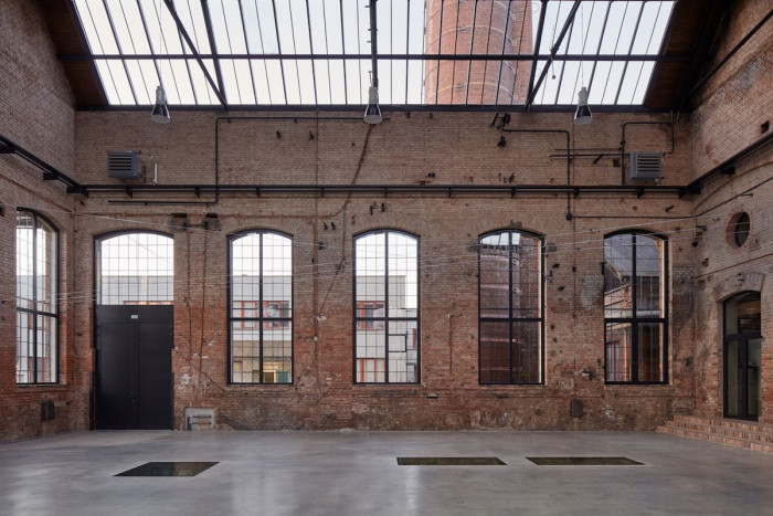 Velká hala po konverzi (konverze Kotelny a Uhelného mlýna, Atelier Hoffman)
