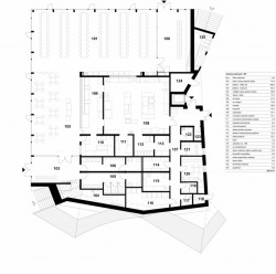 Komunitní centrum Mírová, Mnichovo Hradiště, PROJEKTIL ARCHITEKTI - půdorys 1.N.P.