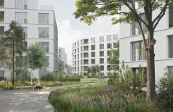 Bytové domy 4 Dvory, Malý Chmel / Zdeněk Chmel, Miroslav Malý, Miroslav Chmel, Daniel Struhařík, Petr Malý, Natálie Ivkovičová, Petra Mlýnková, Georgi Dimitrov, Anna Vrzalová, Marek Hlavička, vizualizace