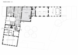 Rekonstrukce pivovaru v Kamenici nad Lipou, půdorys 2np, OTA ateliér