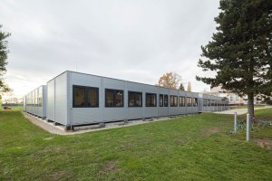 Modulární budova v Prušánkách od KOMA MODULAR.
