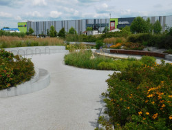 Městský park v centru Jaworzna