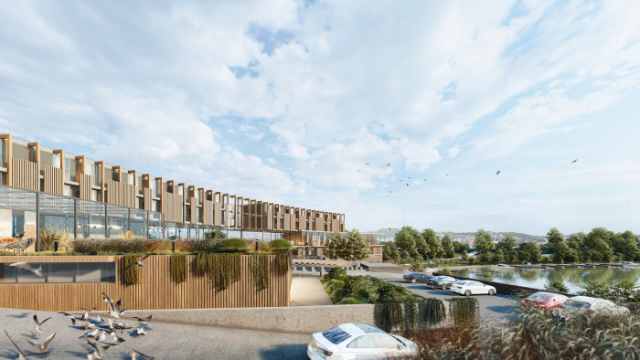 Revitalizace Podolského přístavu v Praze, vizualizace