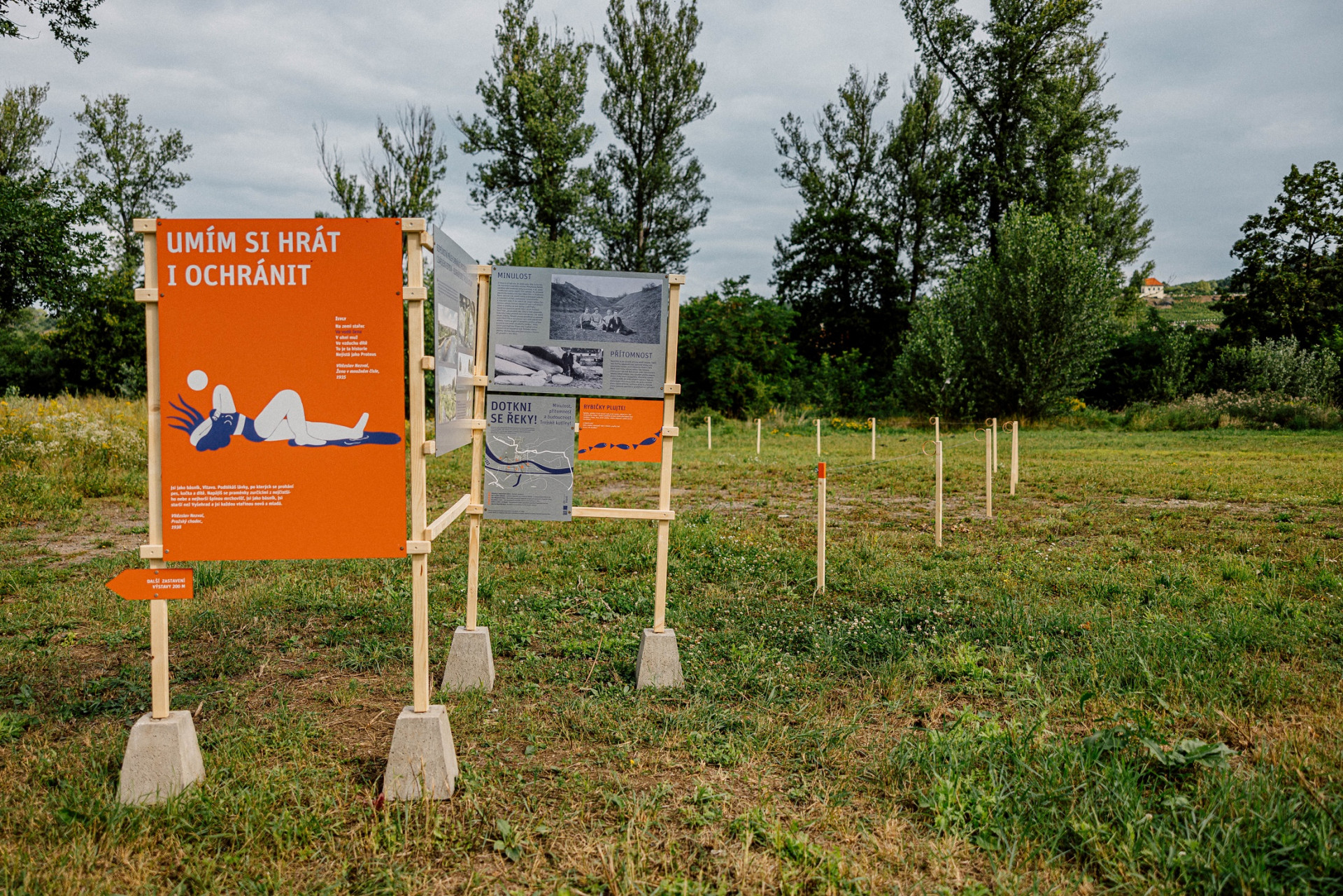 Výstava přibližuje plánovanou proměnu Trojské kotliny a Císařského ostrova