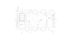 Půdorys 2. NP (Port 1560, Domy Architects)