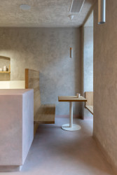 Interiér vinárny WineList od studia Collarch