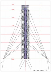 Rozhledna Kraličák, Huť architektury Martin Rajniš, výkresy