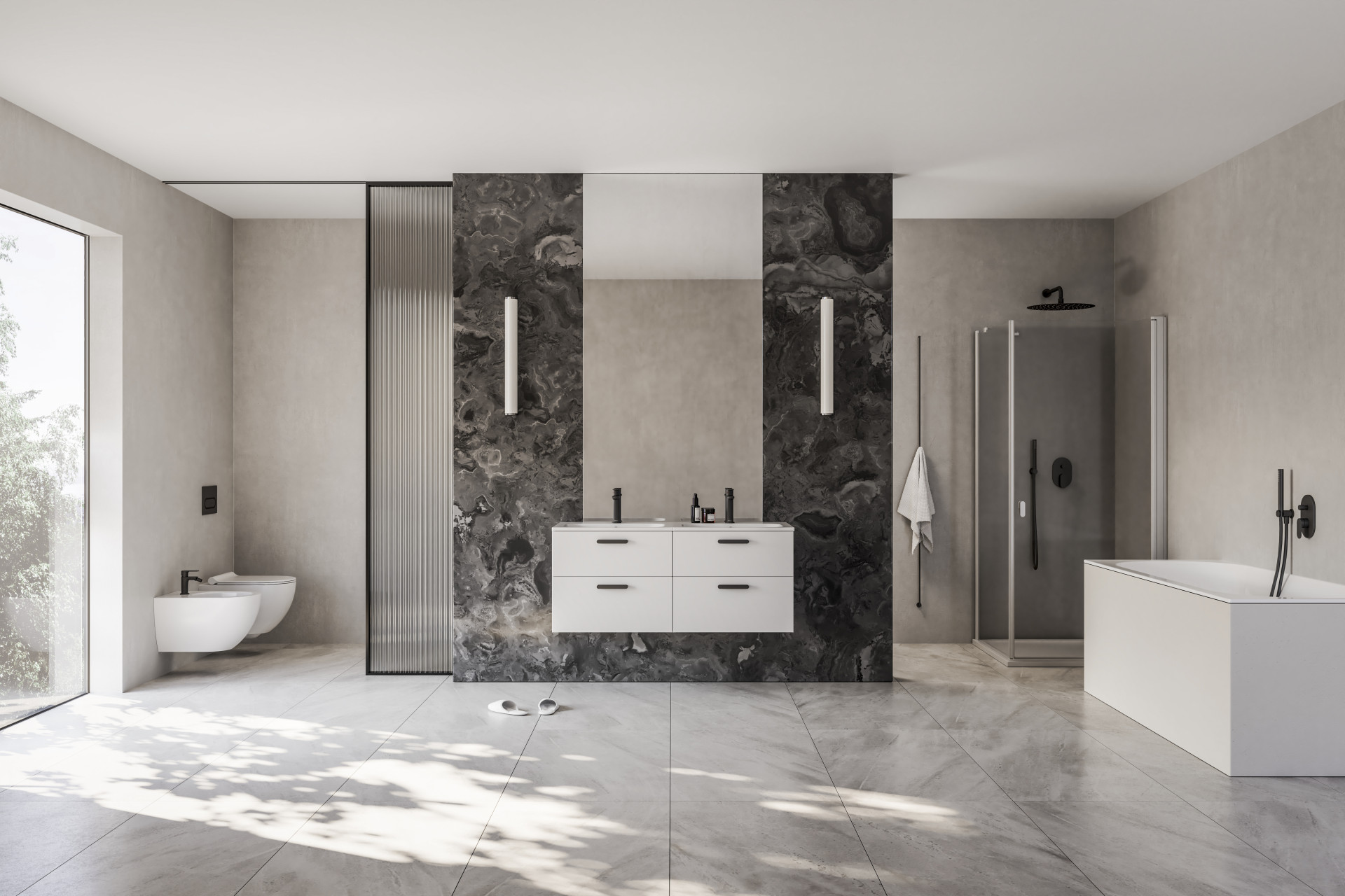 Koncept Chrome od RAVAKu obsahuje kompletní sanitární vybavení.