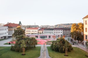2021 architekti navrhli hravé veřejné prostranství pro severočeské město Červený Kostelec