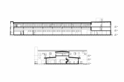 Compass Architekti, Administratívno skladový areál Sliačska, řezy – foto