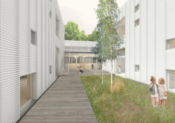 Mateřská škola ve Vratislavicích nad Nisou, vizualizace, Petr Stolín a Alena Mičeková