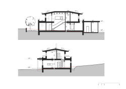 Rodinný dům s hnízdem, ARCHCON atelier: Řezy