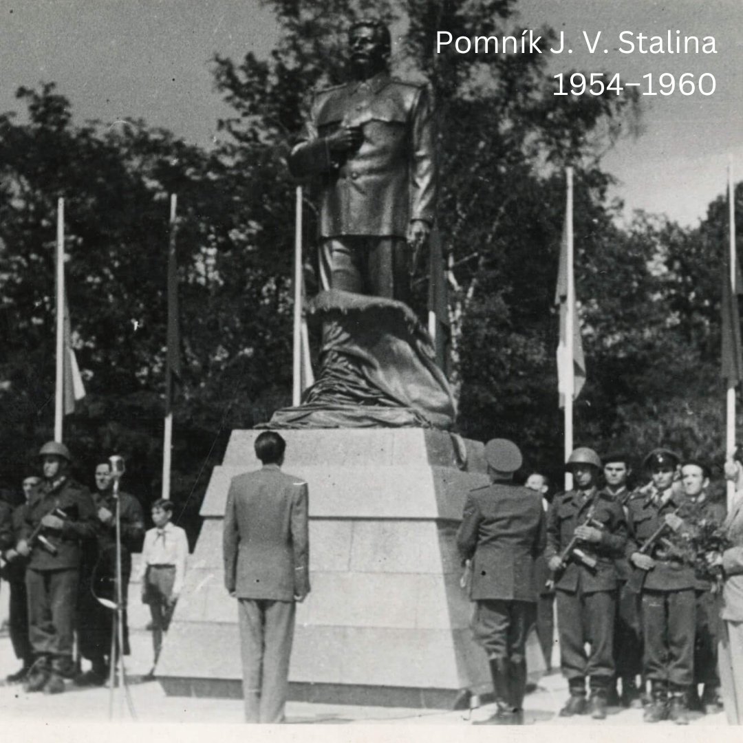 Historická fotografie Jiráskových sadů v Litoměřicích