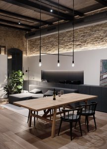Interiér bytu v Kyjevě od architektonického studia balbek bureau