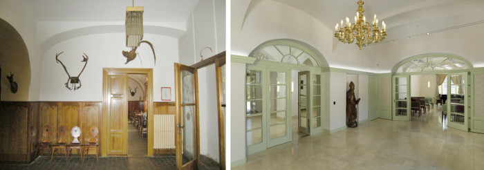 Revitalizace zámeckého areálu Návarov, stav před a po revitalizaci, M3M