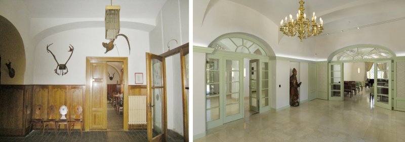 Revitalizace zámeckého areálu Návarov, stav před a po revitalizaci, M3M