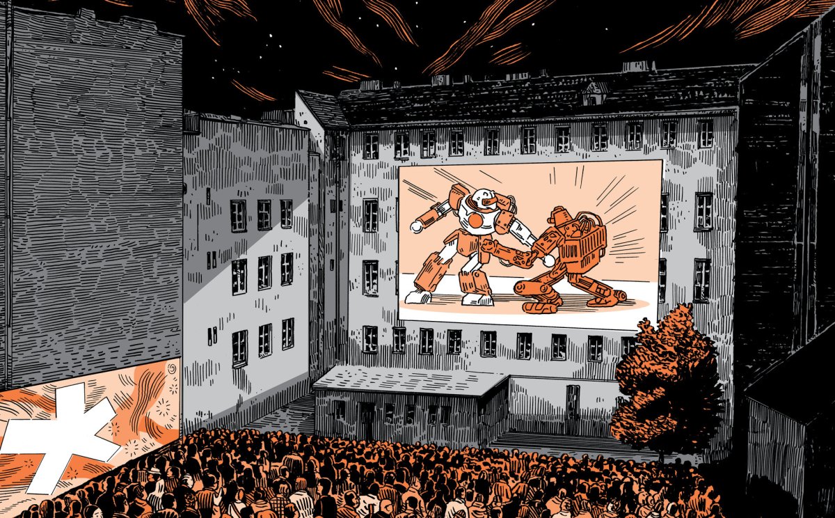Ilustrace Alexeye Klyuykova pro Kampus Hybernská
