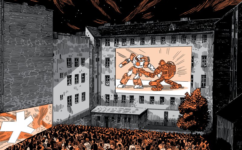 Ilustrace Alexeye Klyuykova pro Kampus Hybernská