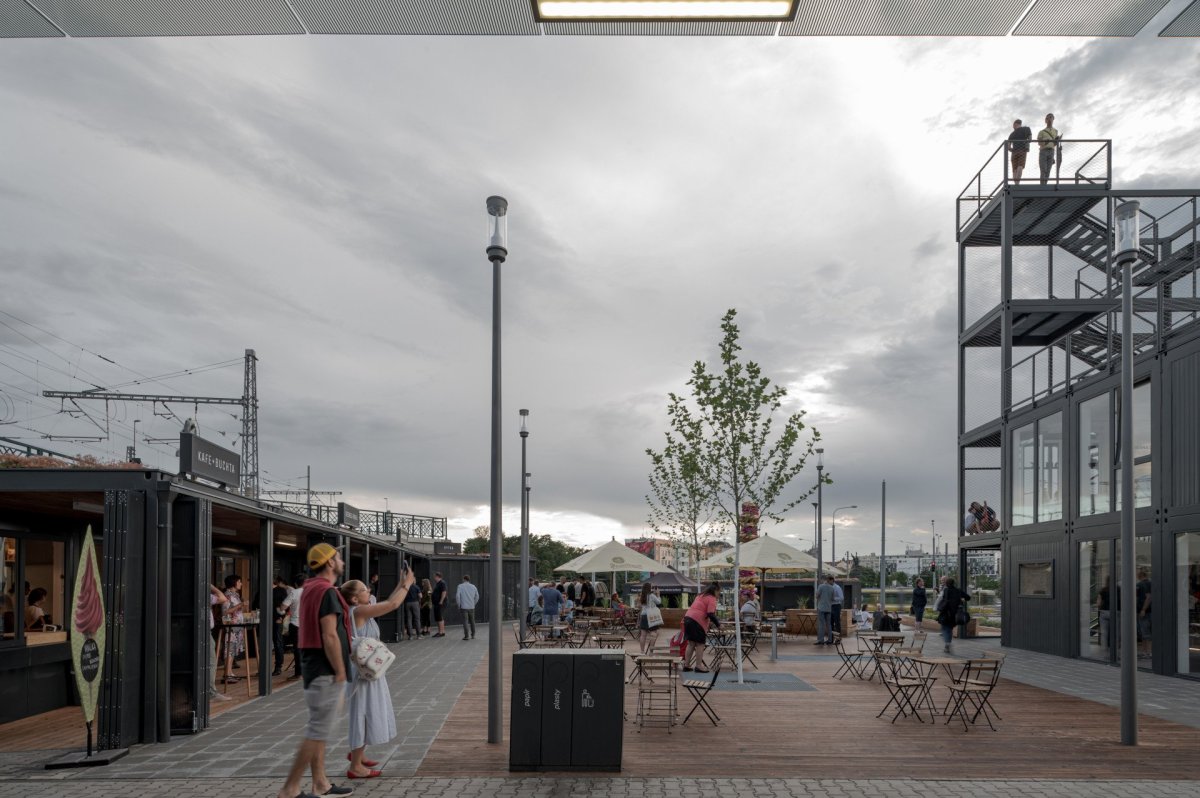 Paluba Hamburk v Plzni od ateliéru Projectstudio8