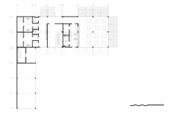 PROKŠ PŘIKRYL ARCHITEKTI, Zázemí biotopu v Honěticích u Kroměříže, půdorys 1. NP – foto