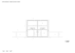 Schaerdeke Lo-Reninge, Architectenbureau Bart Dehaene - Půdorys 2NP