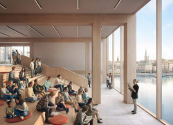 Vítězný návrh na sídlo Nobelovy nadace ve Stockholmu od David Chipperfield Architects