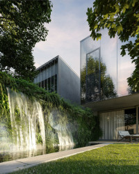 Vila A v souboru Sky City Villas - pohled do zahrady