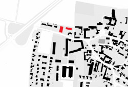 Polyfunkční dům Slivenec, schwarzplan, BOD ARCHITEKTI