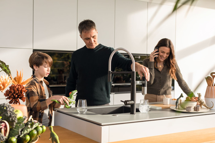 Filtrační baterie Vital Tap od společnosti Franke pro kvalitní a zdravou vodu z kohoutku.