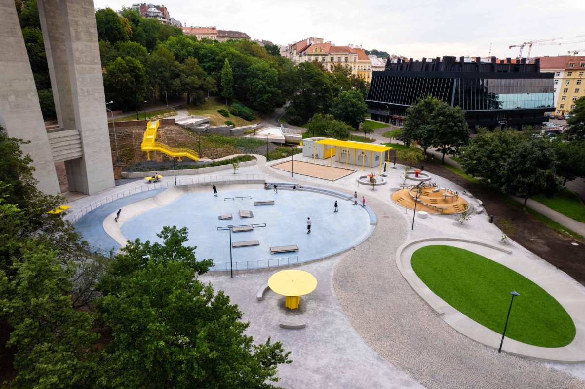 Hlavní architektka ateliéru LOXIA architects navrhla nové sportovní a volnočasové plochy pod pražským Nuselským mostem