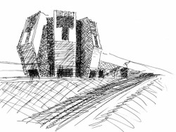 Restaurace Stone Flower, Mario Botta