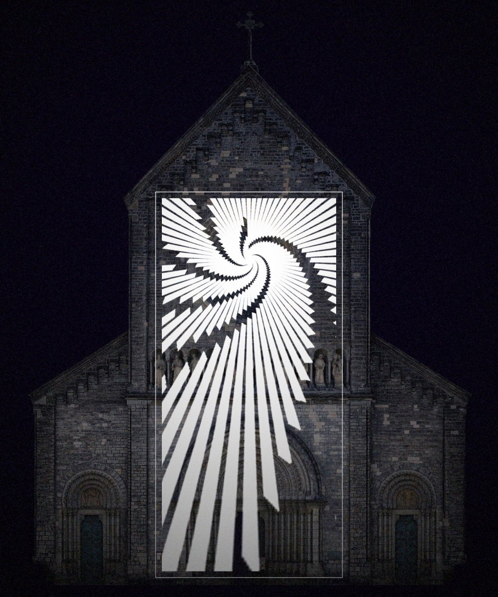 The wind na kostele sv. Cyrila a Metoděje, Weltraum.