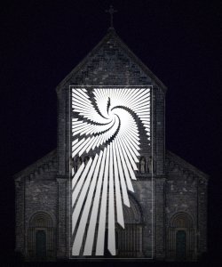 The wind na kostele sv. Cyrila a Metoděje, Weltraum.