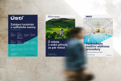 Nová vizuální identita Ústí nad Labem od studia Trifor