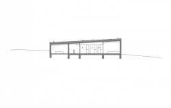 Soukromý wellness domek v Chotětíně, řez, Markéta Cajthamlová