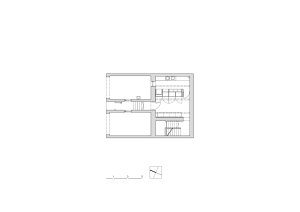 Půdorys 1PP (Rekonstrukce domu na Břevnově; Mimosa architekti)
