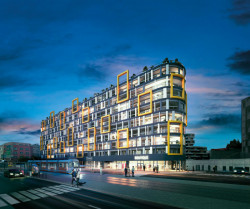 Polyfunkční dům Harfa Design Residence, vizualizace