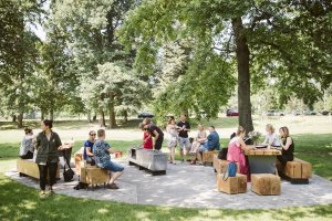 Pilotní projekt piknikových míst v pražské Stromovce, Land 05 / Martina Forejtová