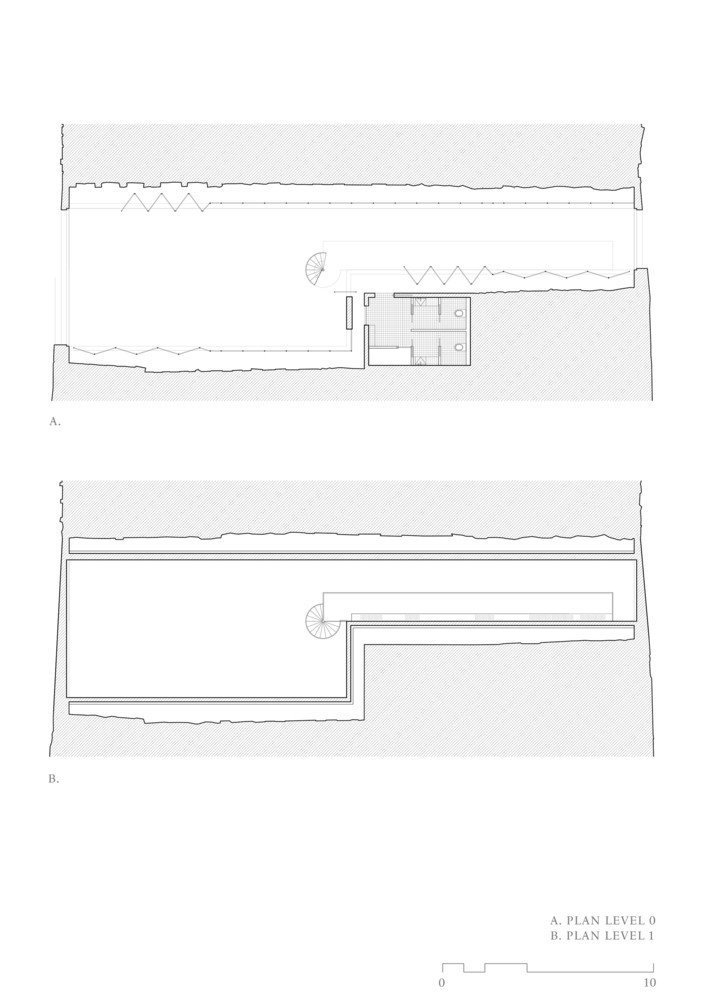Dům architektonického dědictví v Bahrajnu, Noura Al Sayeh Leopold Banchini Architects, výkresy