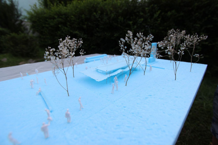 +48 Grupa Projektowa, Vladimír Balda, Jiří Žid, Pavilon na nábřeží Dněpru, model – foto