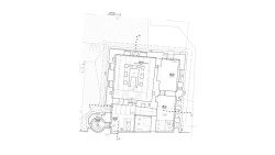 Půdorys 1. NP (Port 1560, Domy Architects)