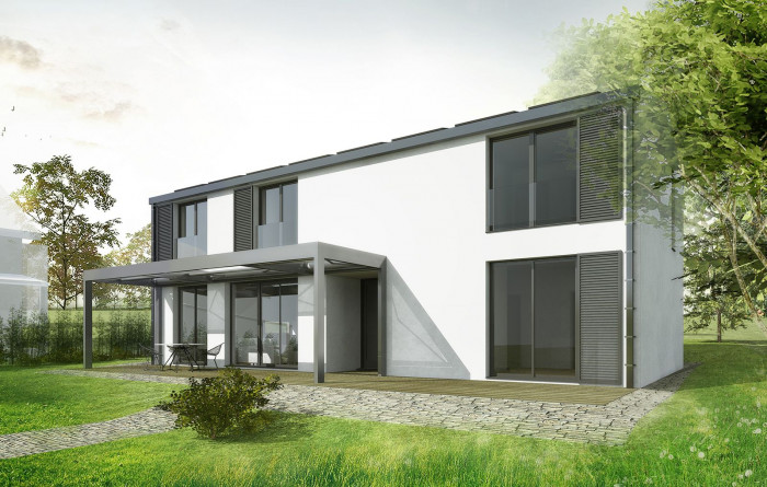 NOSCALE architects, RD v Odoleně Vodě, projekt © NOSCALNOSCALE architects, RD v Odoleně Vodě, vizualizace