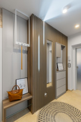 To se povedlo mírnou stavební úpravou – zazděním dveří do chodby.