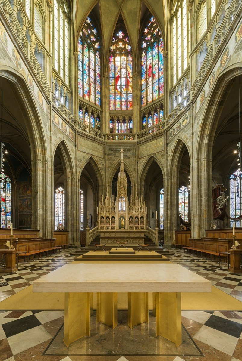 Úprava presbytáře katedrály sv. Víta, Václava a Vojtěcha v Praze,  závěr vysokého chóru a nová úprava presbytáře, ARN