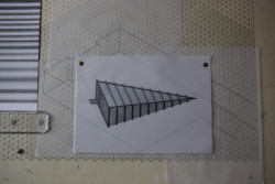 Zraková pyramida, skica