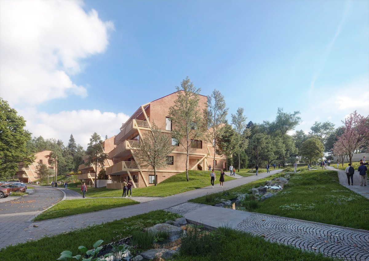 Vizualizace nové výstavby Korzo Lipno