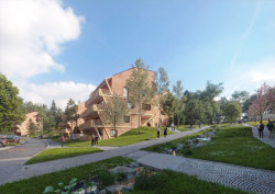 Vizualizace nové výstavby Korzo Lipno