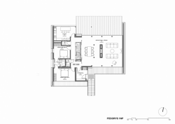 ABM architekti, Vila v Jílovišti, půdorys 1. NP – foto