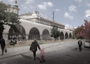 MOBA studio, Negrelliho viadukt, Negrelliho náměstí, vizualizace – foto