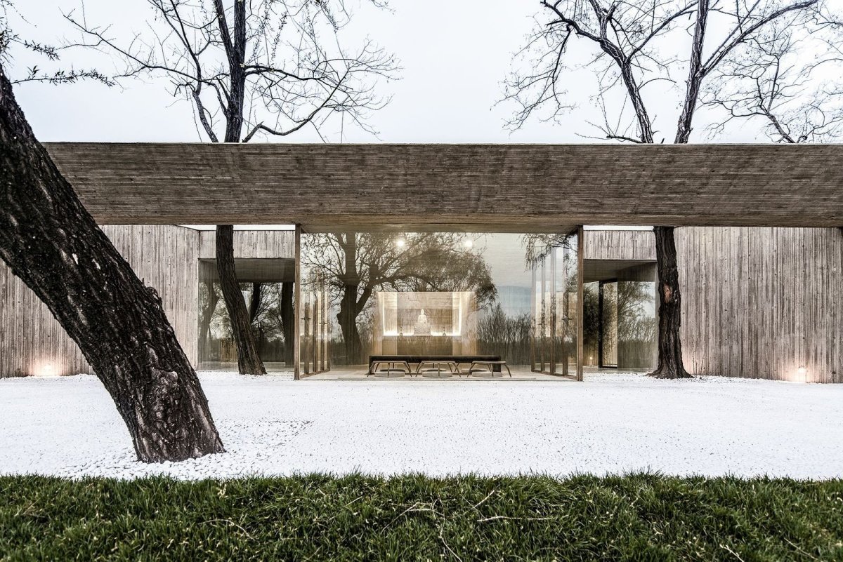 Buddhistická svatyně v čínském Tangshanu od ARCHSTUDIO